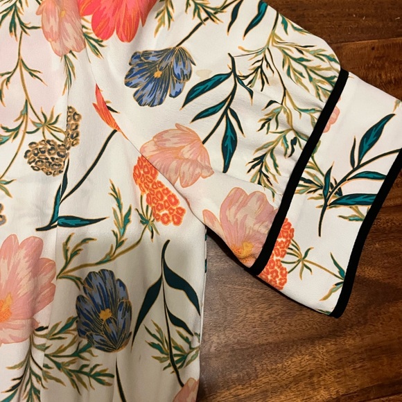 KATE SPADE Floral Blossom Fluid shirt dress - Picture 3 of 5